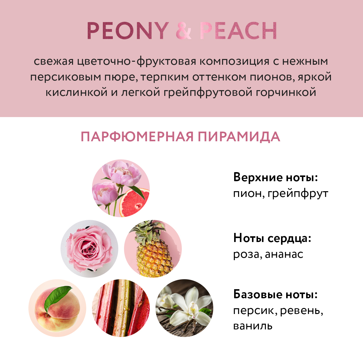 Гель для душа увлажняющий Peony&Peach купить в VISAGEHALL