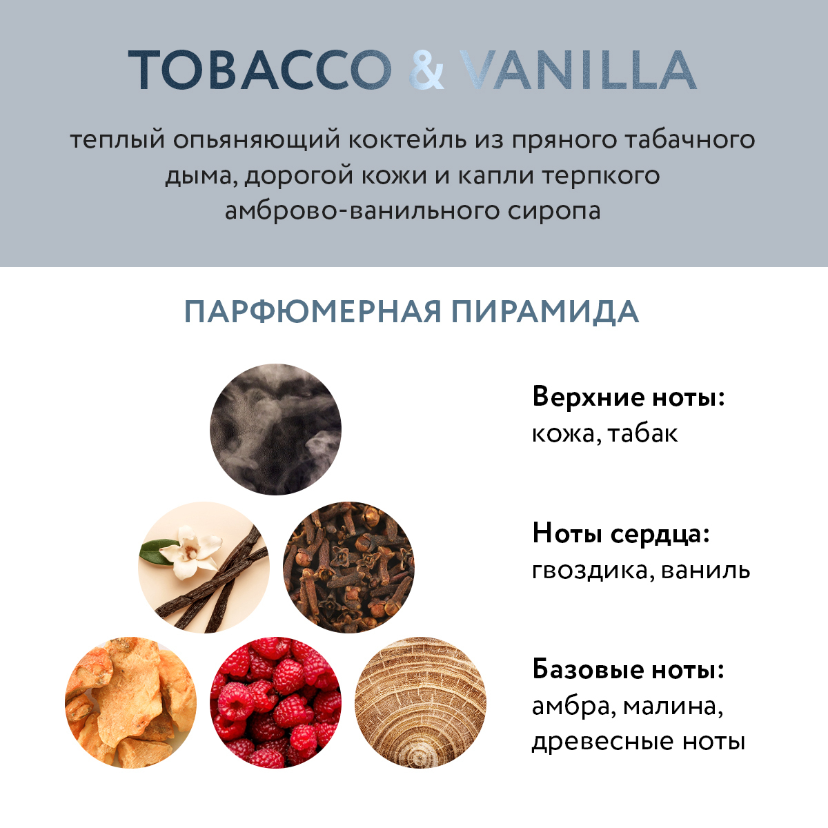 Гель для душа увлажняющий Tobacco&Vanilla купить в VISAGEHALL