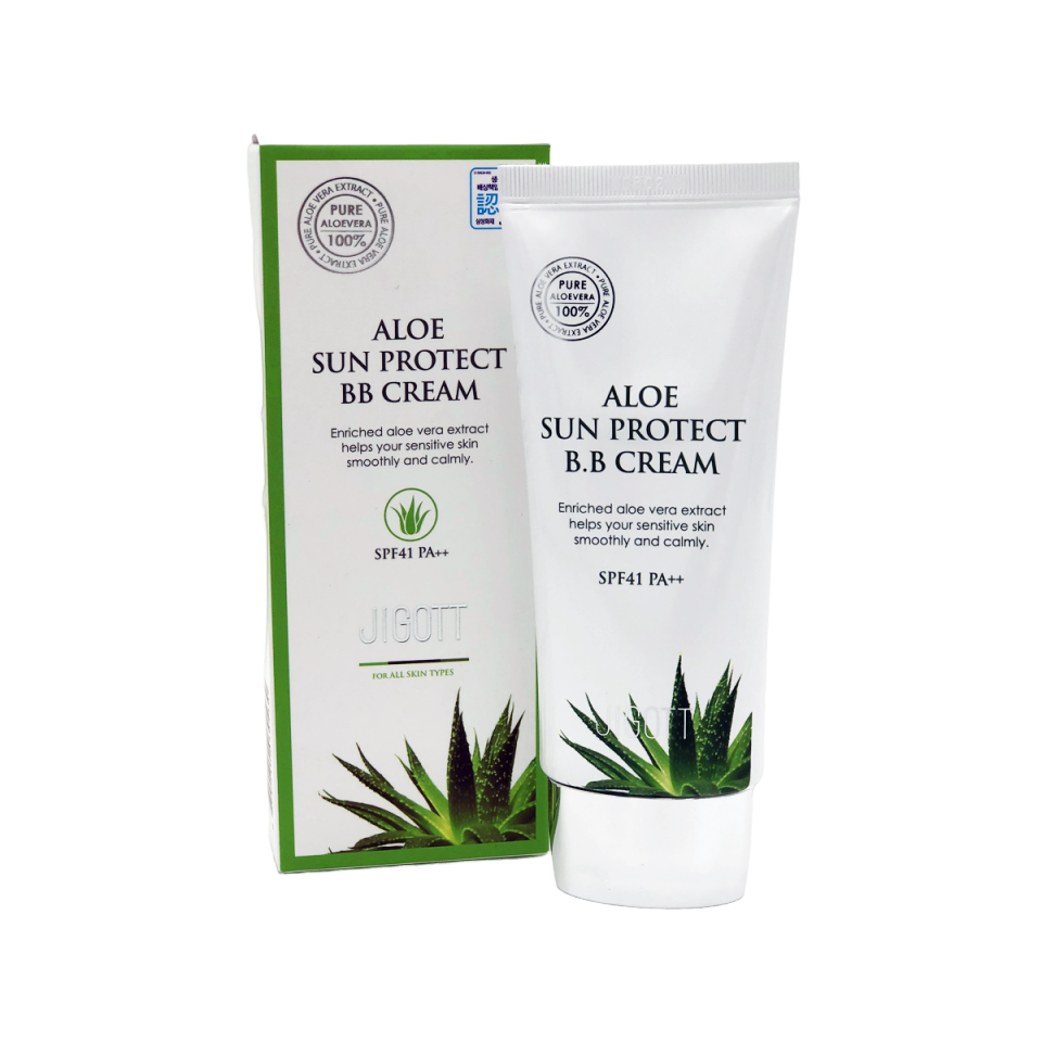 ВВ-крем с экстрактом алоэ Aloe Sun Protect BB Cream Spf41 PA++ купить в VISAGEHALL