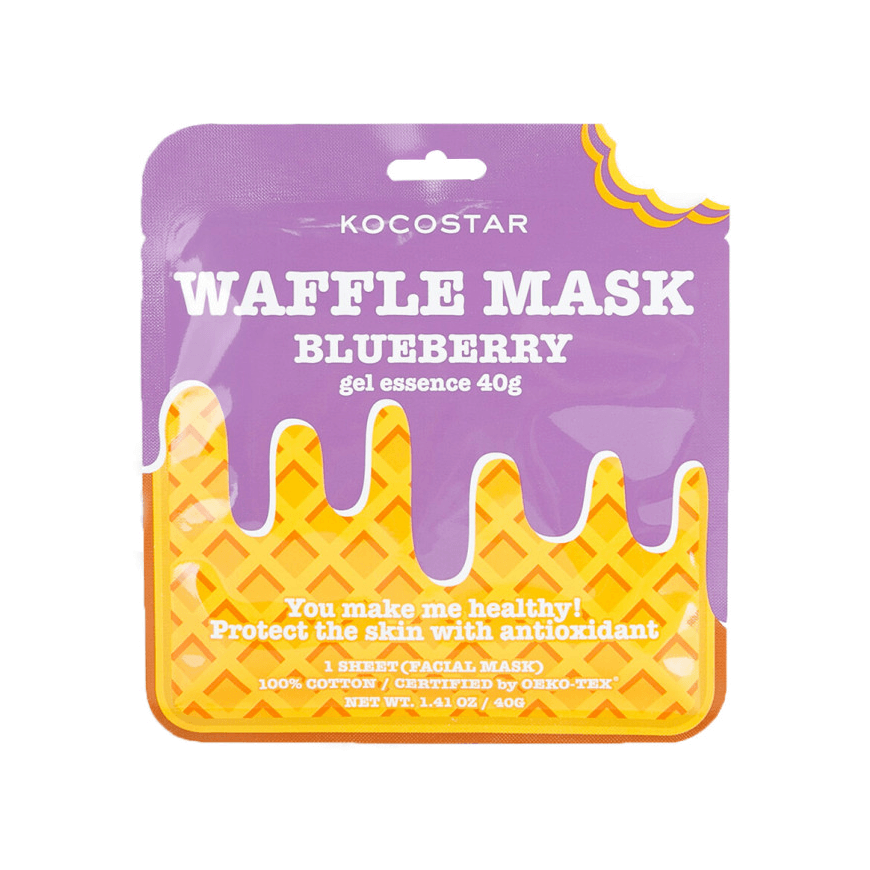 Маска для лица противовоспалительная Waffle Mask Bluebe купить в VISAGEHALL