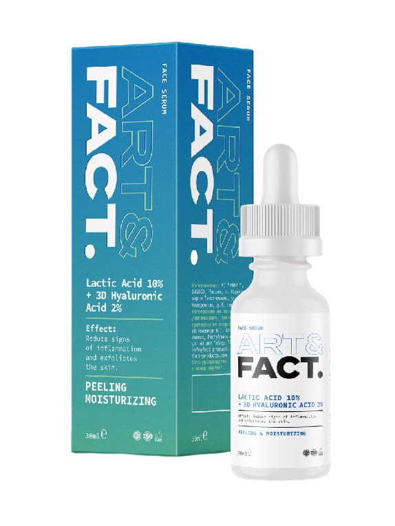 Сыворотка пилинг для лица с молочной кислотой Lactic Acid 10% + 3D Hyalur Acid 2%