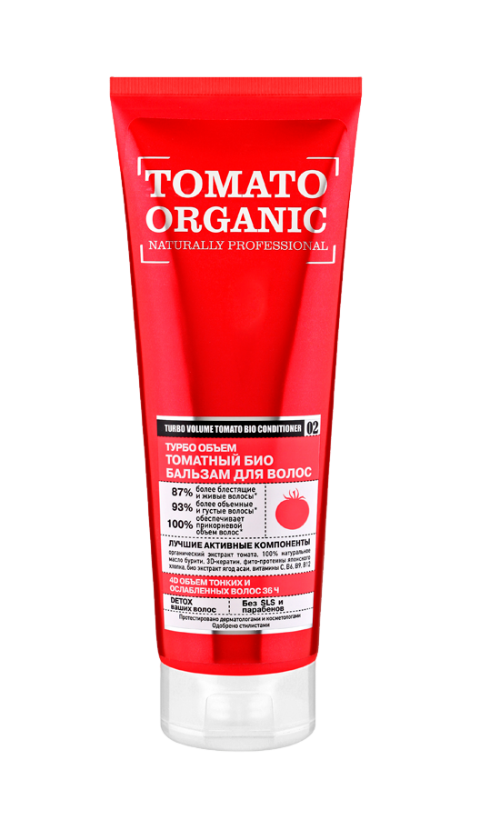 Бальзам для волос турбо объем Tomato 
