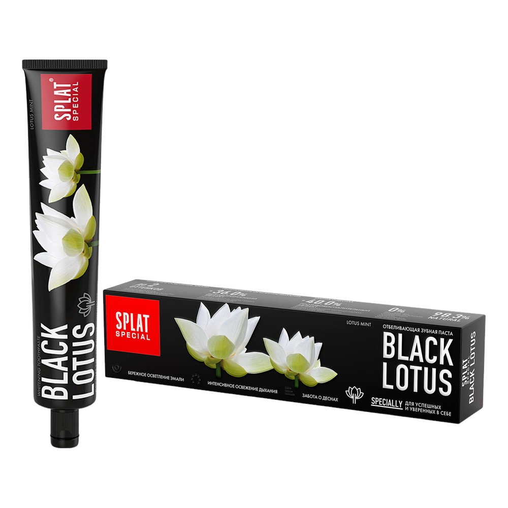 Зубная паста Black Lotus купить в VISAGEHALL