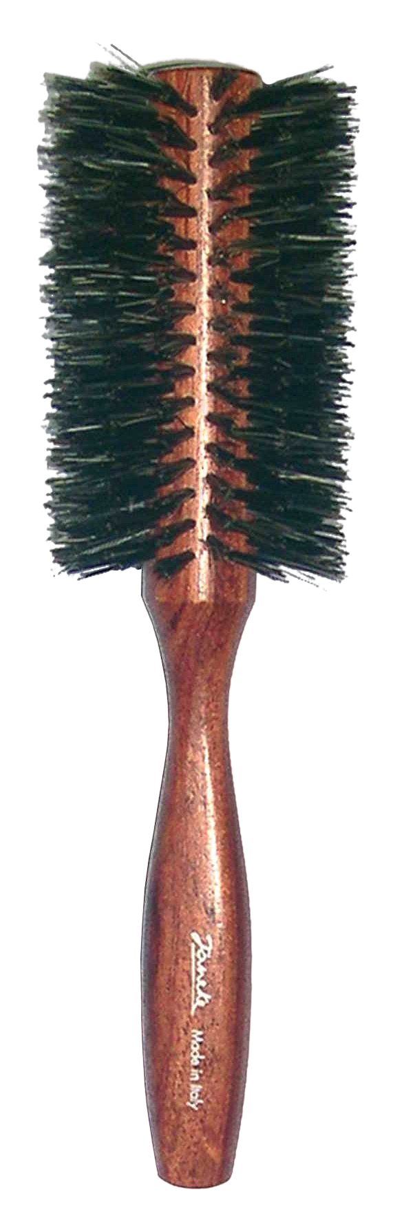 Щетка для укладки деревянная волос с натуральной щетиной 