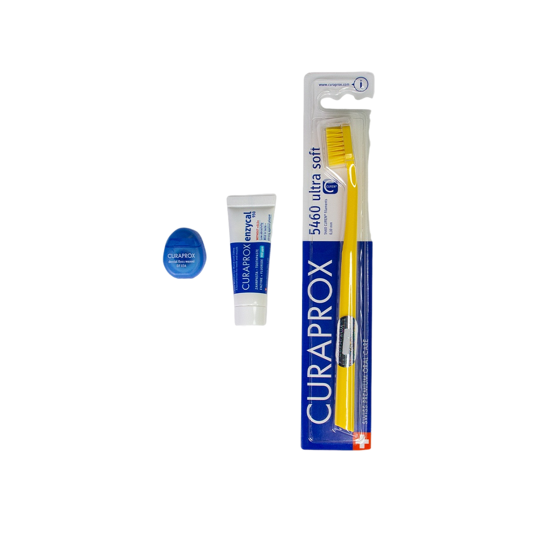 Набор: Зубная щетка CS5460 Ultrasoft + Флосс mini + Паста Enzycal 950
