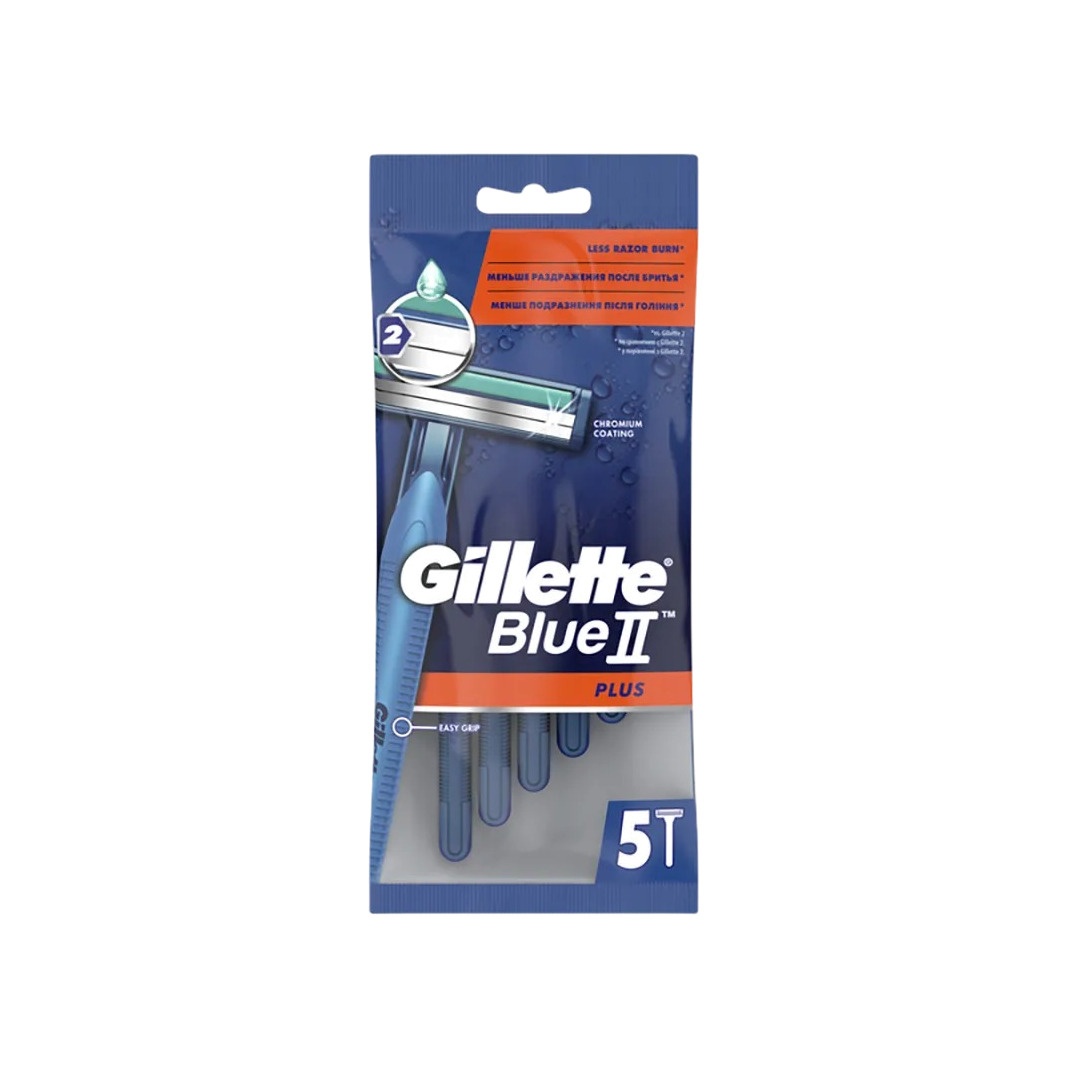 Gillette Бритвы одноразовые Blue II Plus – заказать в VISAGEHALL