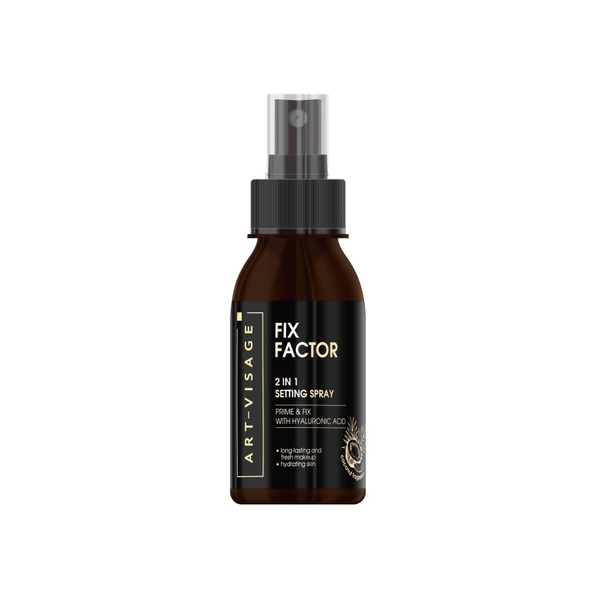 Купить Art-Visage Фиксатор макияжа 2в1 Fix Factor Кокосовый в VISAGEHALL