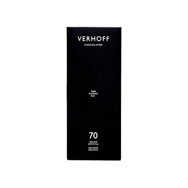 VERHOFF Шоколад горький Тебе Можно Все 70% — купить по низкой цене в ...