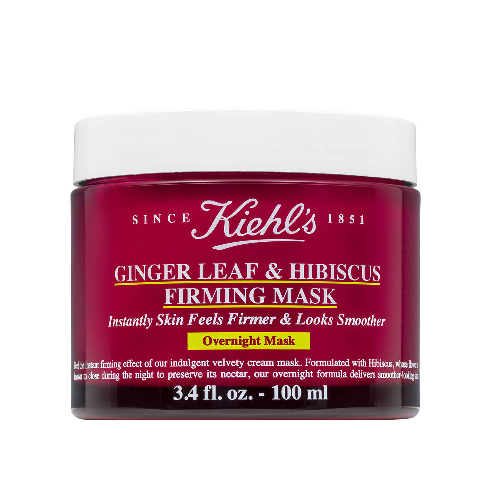 Маска для упругости и гладкости кожи лица Ginger Leaf & Hibiscus VISAGEHALL