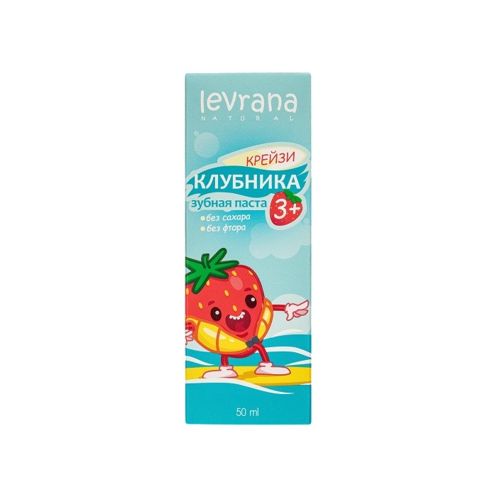 Детская зубная паста со вкусом клубники 3+ купить в VISAGEHALL