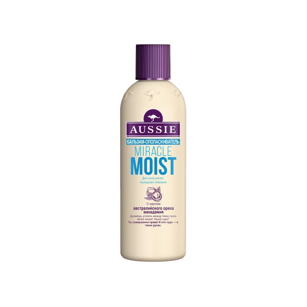 Бальзам-ополаскиватель для сухих поврежденных волос Miracle Moist 90мл