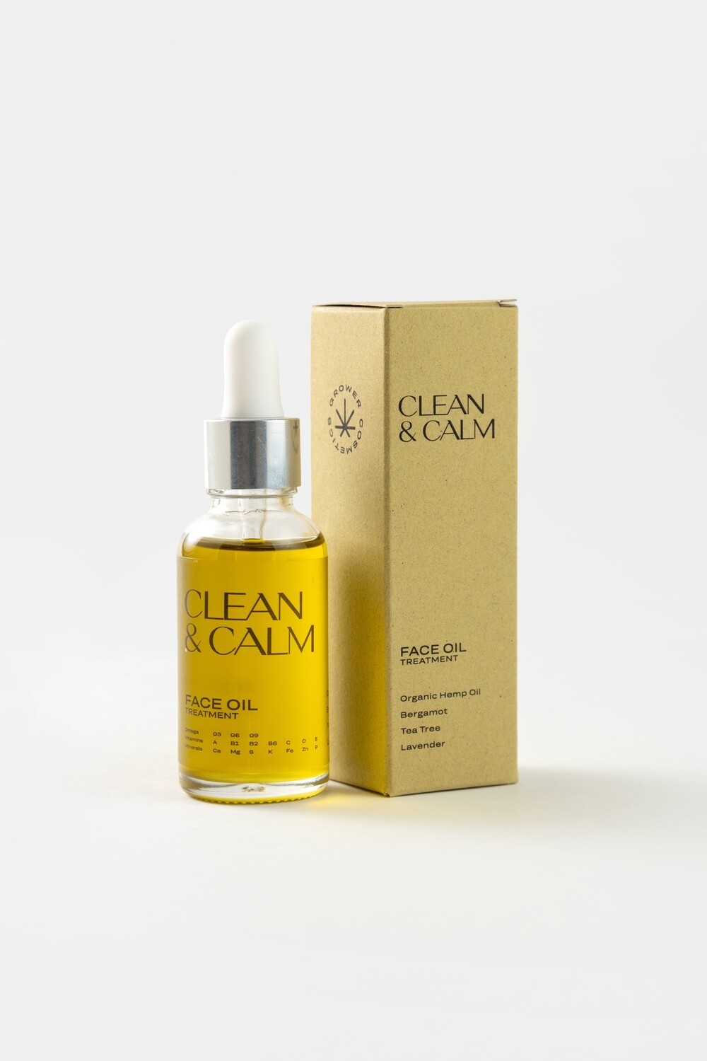 Масло косметическое для лица Clean&Clam купить в VISAGEHALL