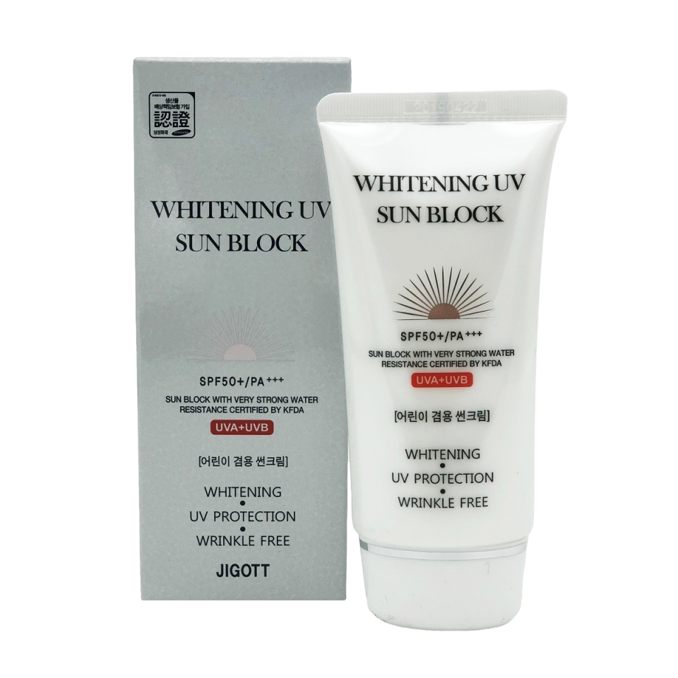 Крем солнцезащитный Whitening Uv Sun Block Cream SPF50+/PA+++ купить в VISAGEHALL