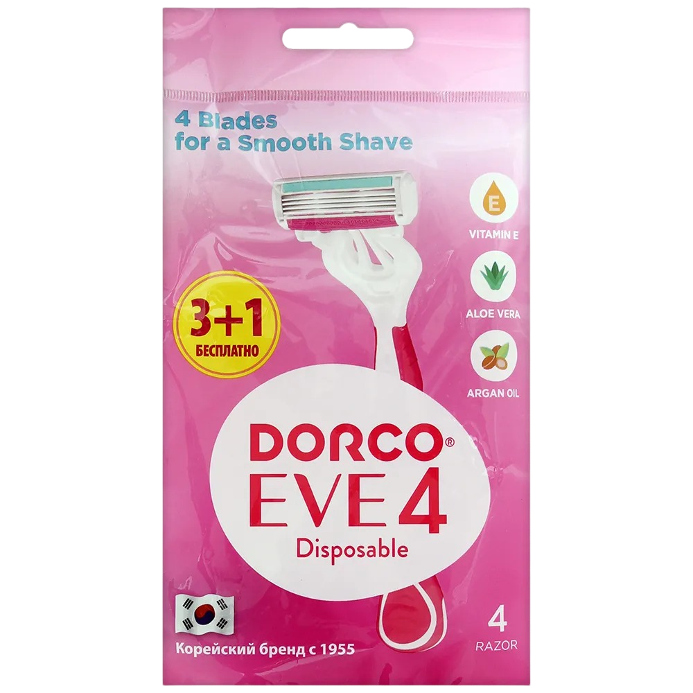 Станок для бритья одноразовый Dorco Eve 4 