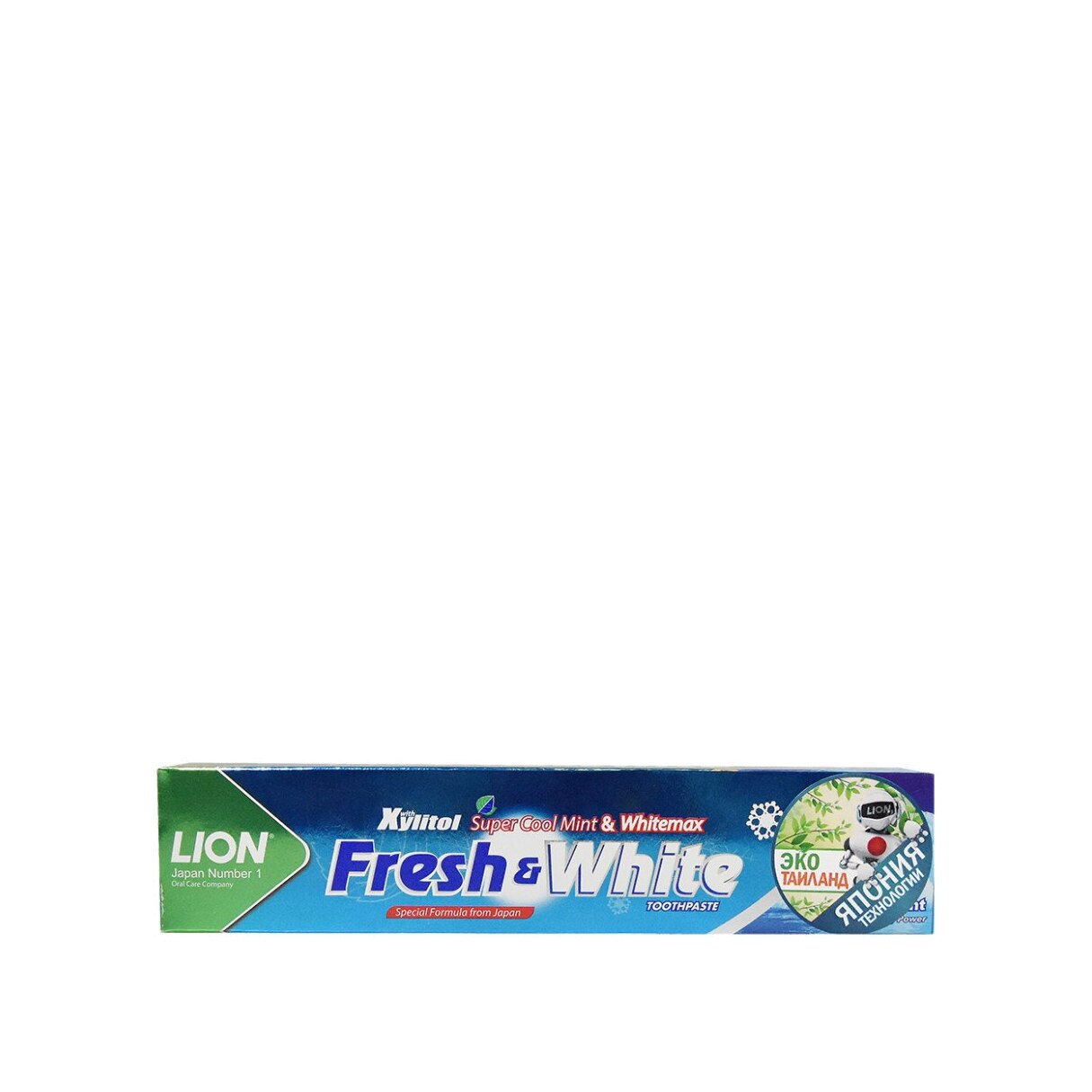 Паста зубная отбеливающая супер прохладная мята Thailand Fresh & White 160г магазин VISAGEHALL являющийся официальным дистрибьютором в России