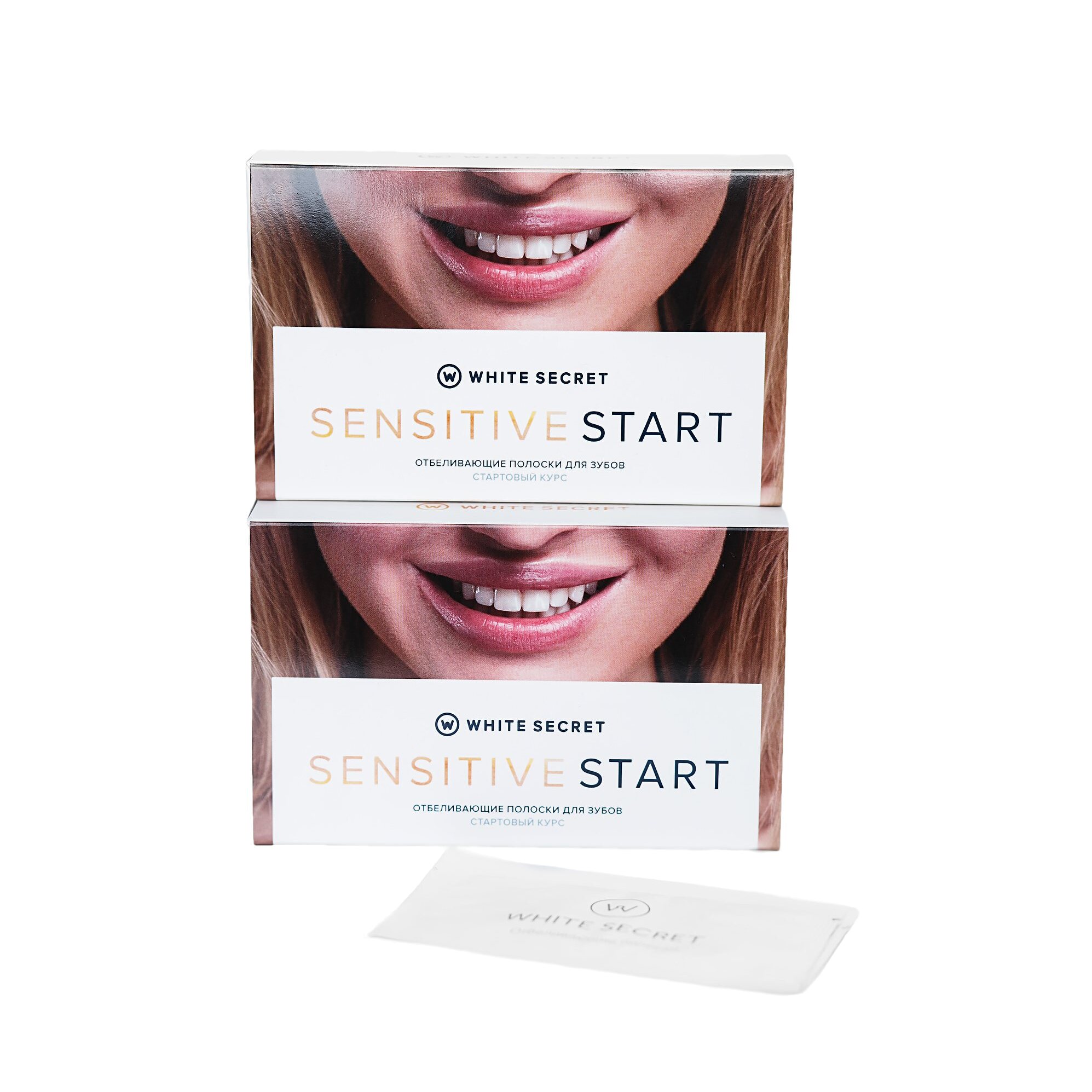 Полоски для зубов отбеливающие Sensitive Start  VISAGEHALL