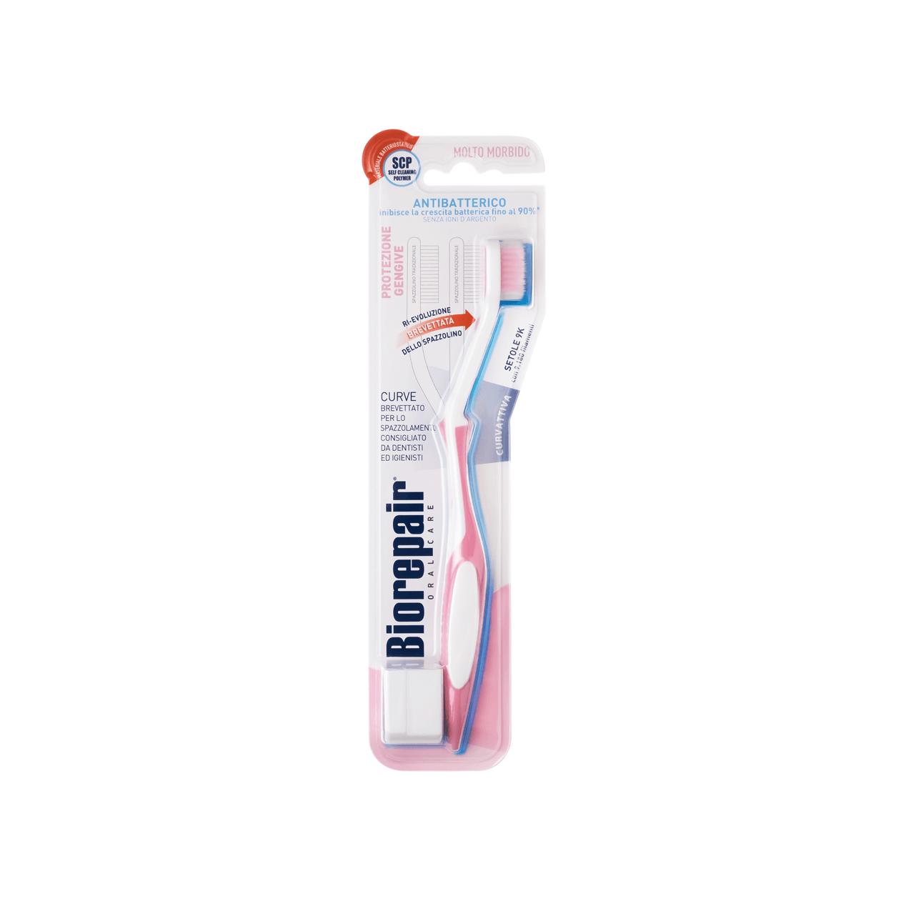 Зубная щетка изогнутая для защиты десен Curve Protezione Gengive  купить в VISAGEHALL