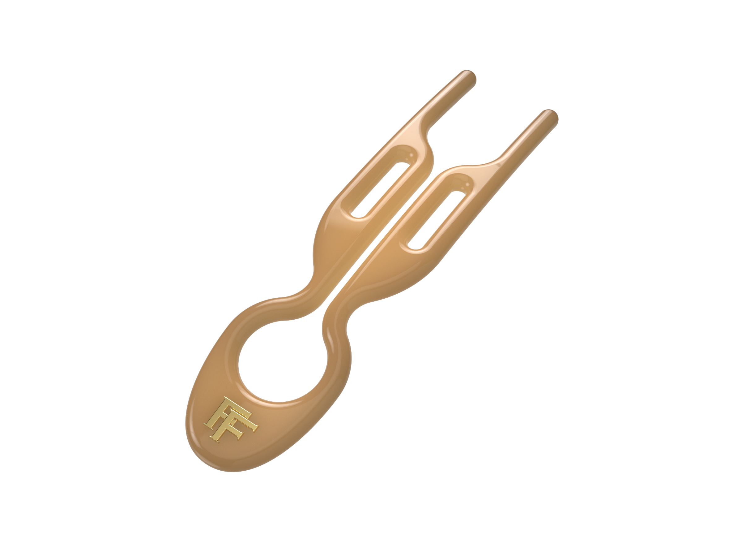 Набор заколок Мокачино / Молочный / Карамельный Hairpin №1 купить в VISAGEHALL