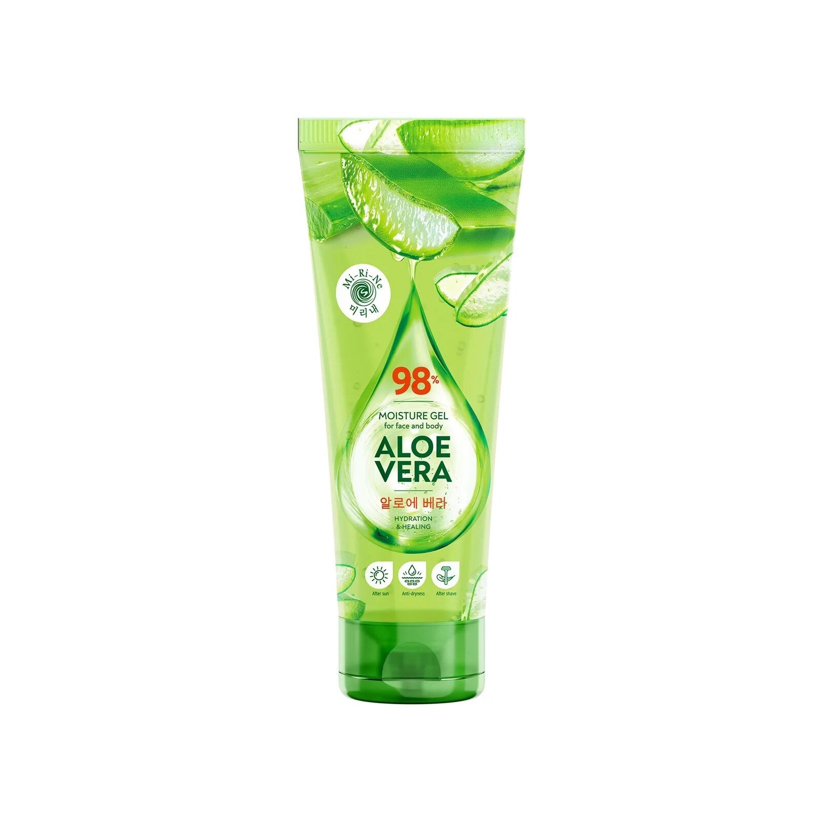 Гель для лица и тела увлажняющий Aloe Vera 98% SOS магазин VISAGEHALL являющийся официальным дистрибьютором в России
