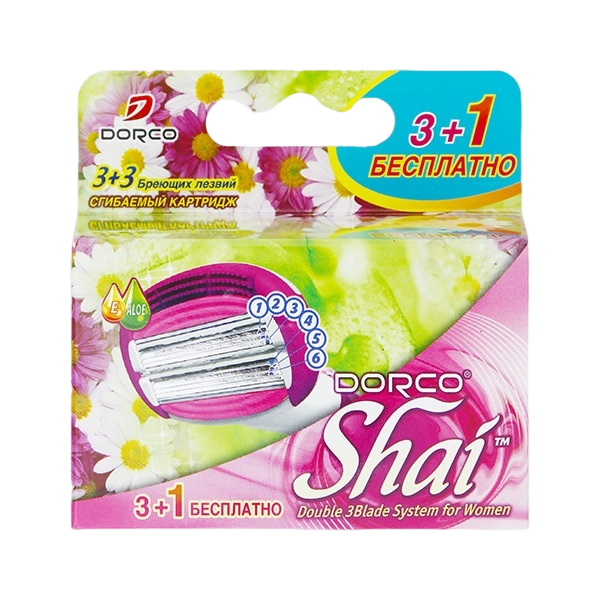 Кассеты для бритья женские Dorco Shai 3+3