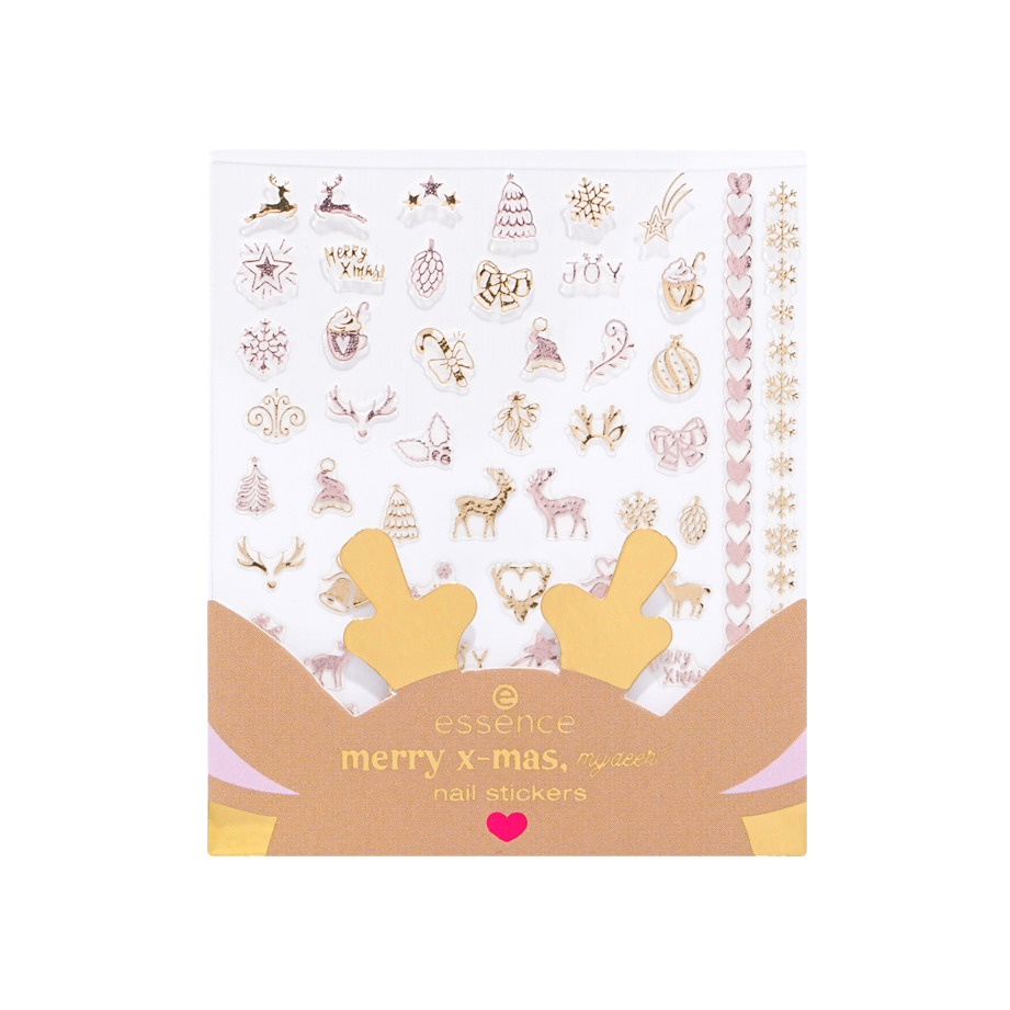 Стикеры для ногтей Nail stickers Merry X-mas, my deer!