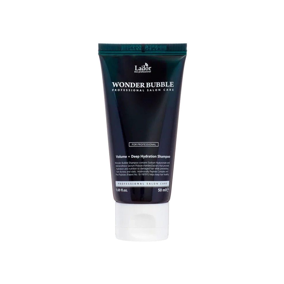 Шампунь увлажняющий с пептидами для объема волос Wonder Bubble Shampoo купить в VISAGEHALL