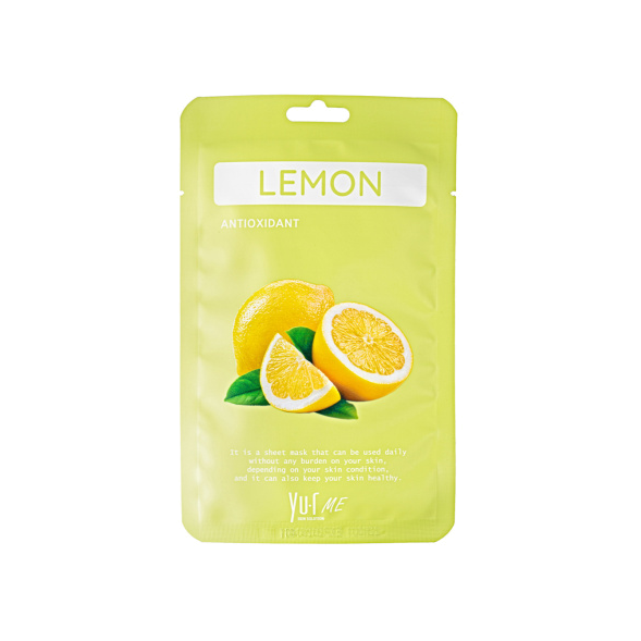 Маска для лица с экстрактом лимона