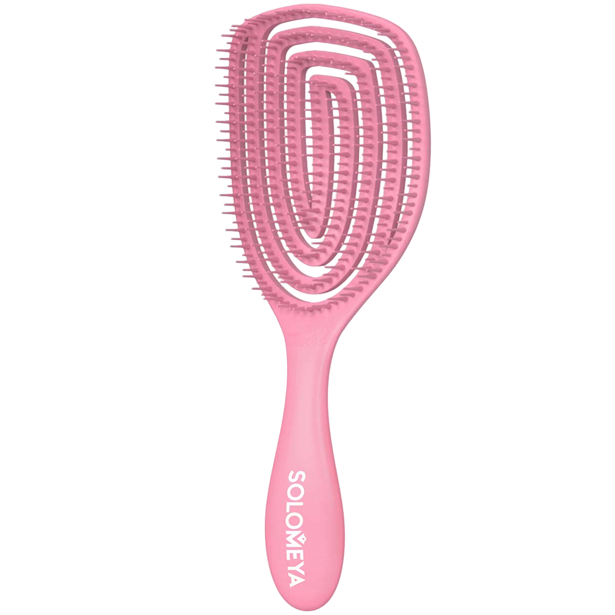 Расческа для сухих и влажных волос Wet Detangler Brush Oval Strawberry купить в VISAGEHALL