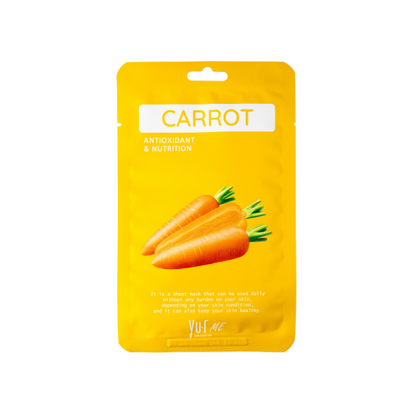Маска для лица с экстрактом моркови