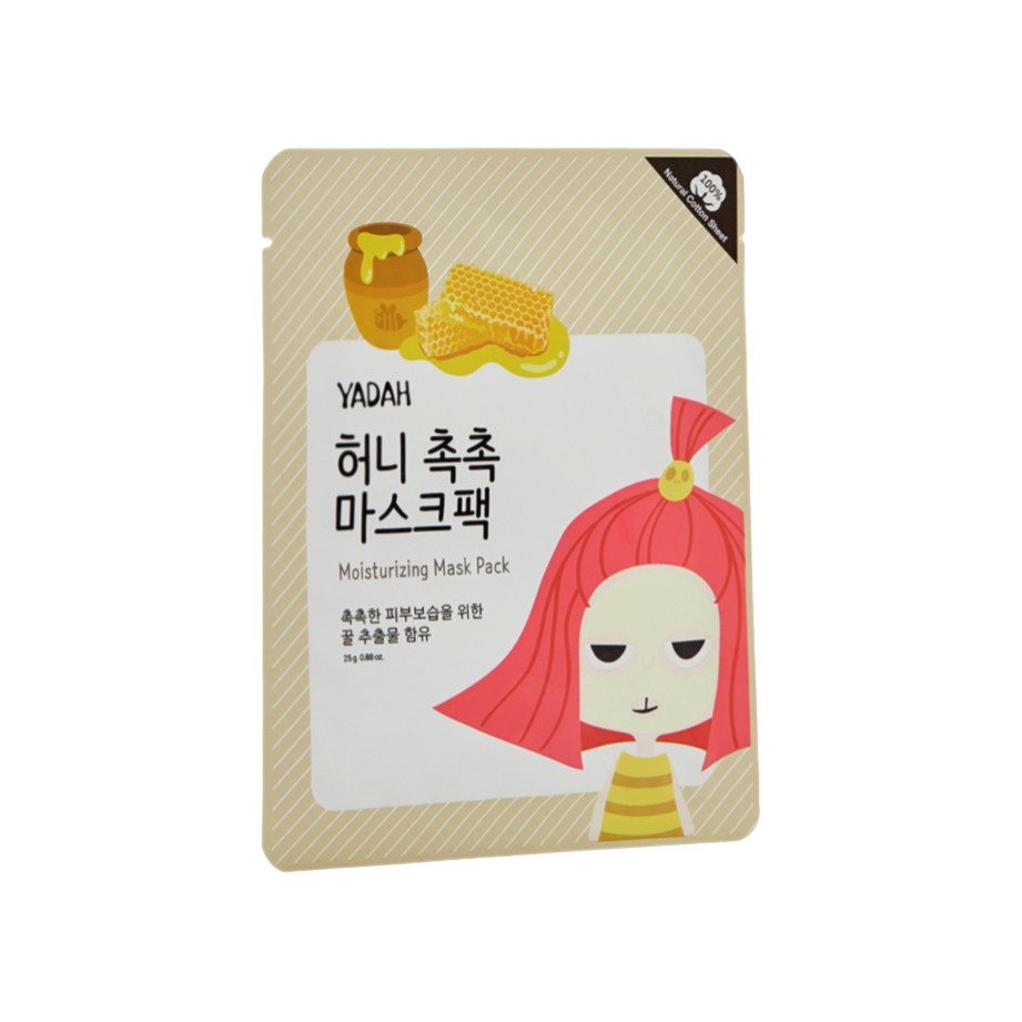 Маска на тканевой основе увлажняющая с экстрактом мёда Moisturizing Mask Pack