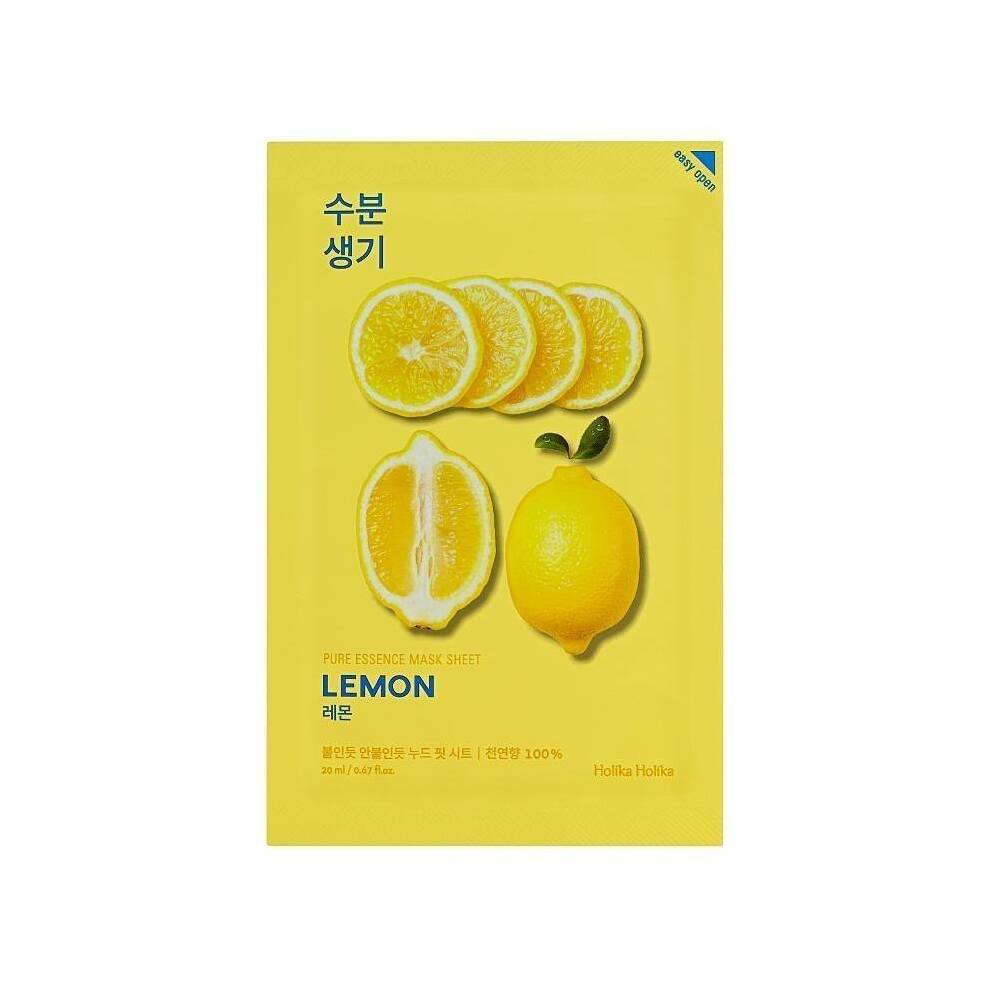 Маска тканевая тонизирующая Лимон Pure Essence