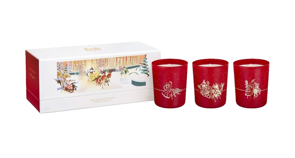 Набор Festive Candle: Winter Wood, Spiced Delight, Royal Pine