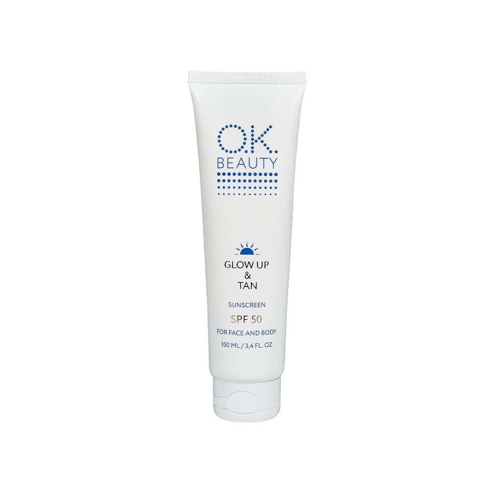 Солнцезащитный крем для лица и тела SPF 50 GLOW UP & TAN купить в VISAGEHALL