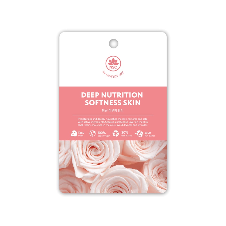 Маска тканевая для лица Deep Nutrition Softness skin