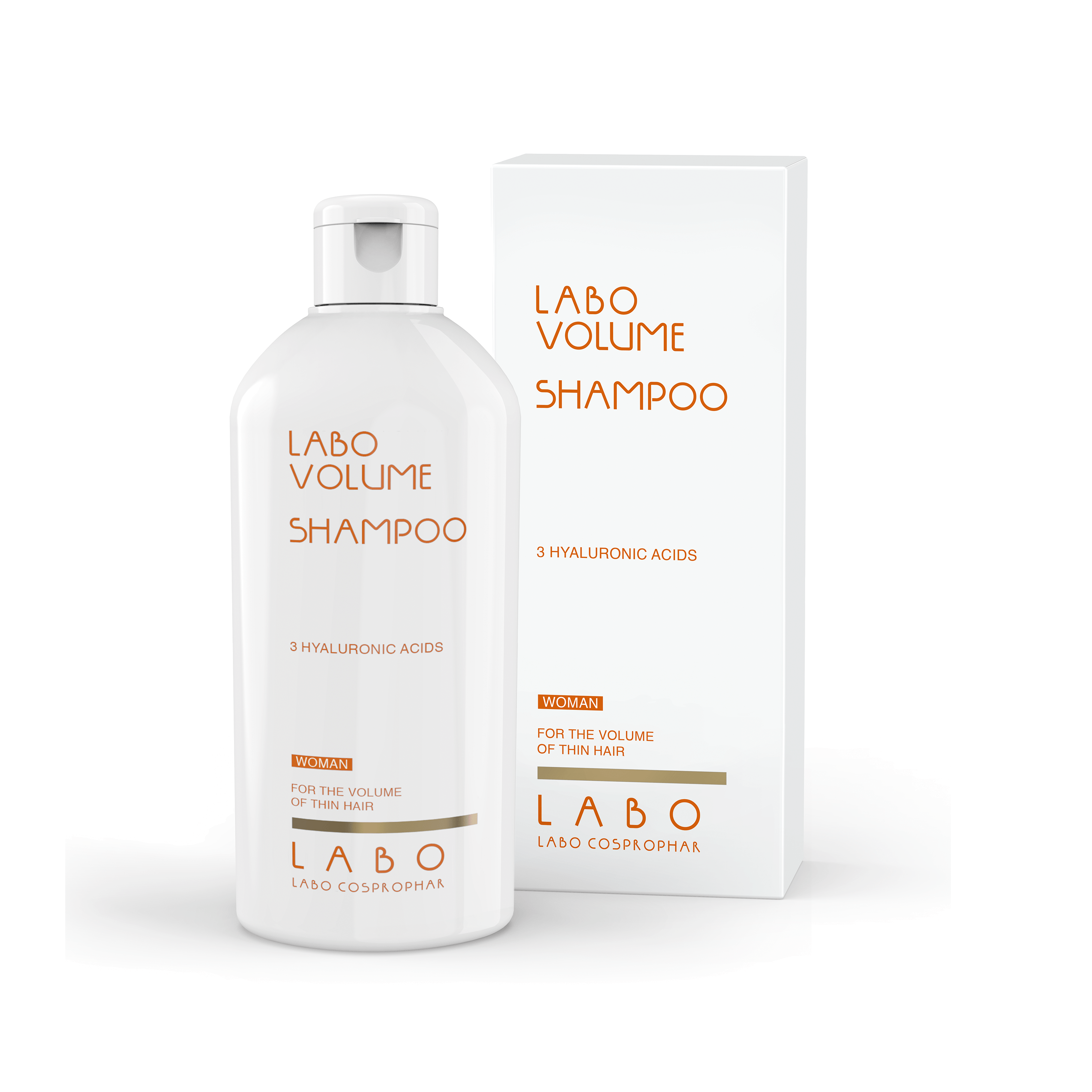 Шампунь для увеличения объема тонких волос для женщин Volume Shampoo 3HA 200мл VISAGEHALL