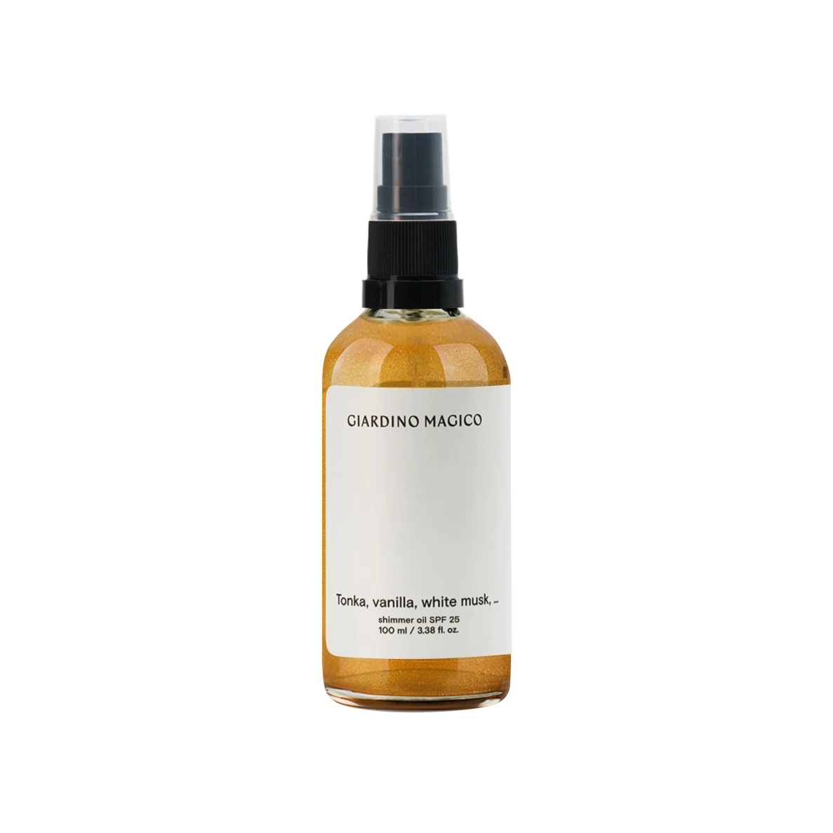 Сухое масло для тела с шиммером и SPF25 Tonka, vanilla, white musk,... купить в VISAGEHALL