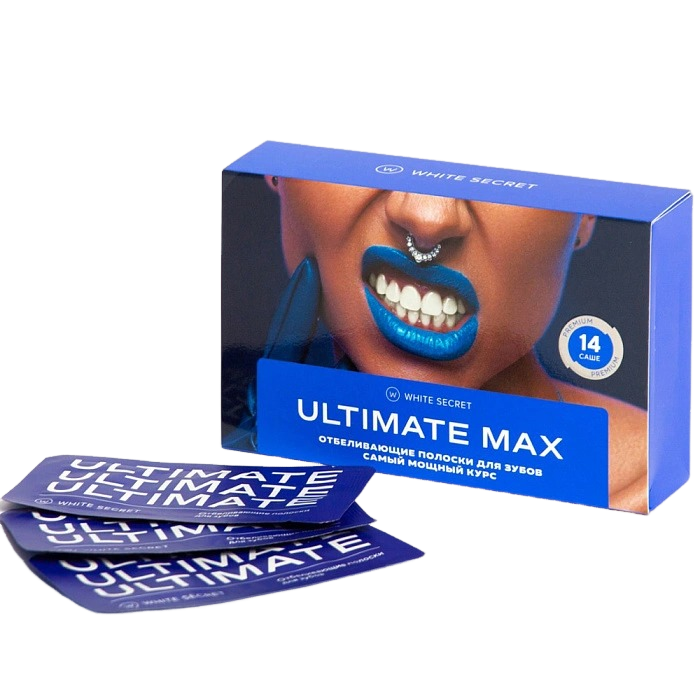 Полоски для зубов отбеливающие Ultimate MAX купить в VISAGEHALL