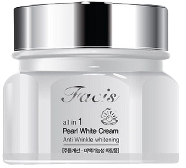 Крем для лица с жемчугом Facis All-In-One Pearl Whitening