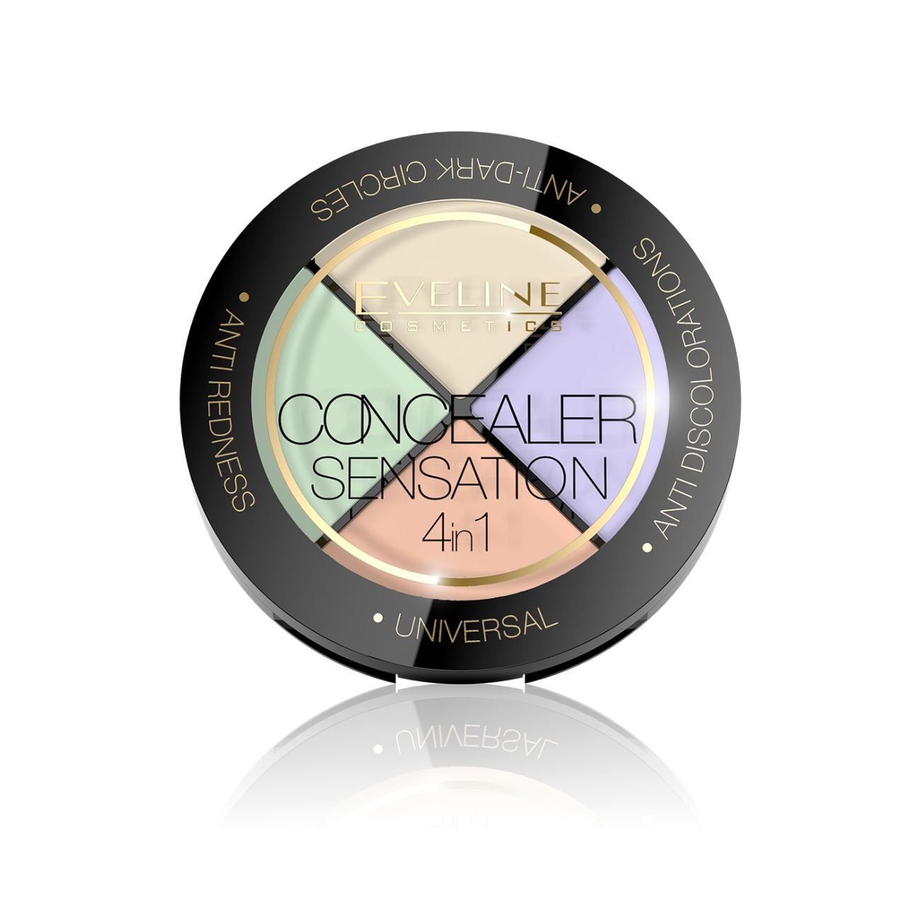 Набор профессиональных корректоров для макияжа Concealer Sensation 4in1 VISAGEHALL