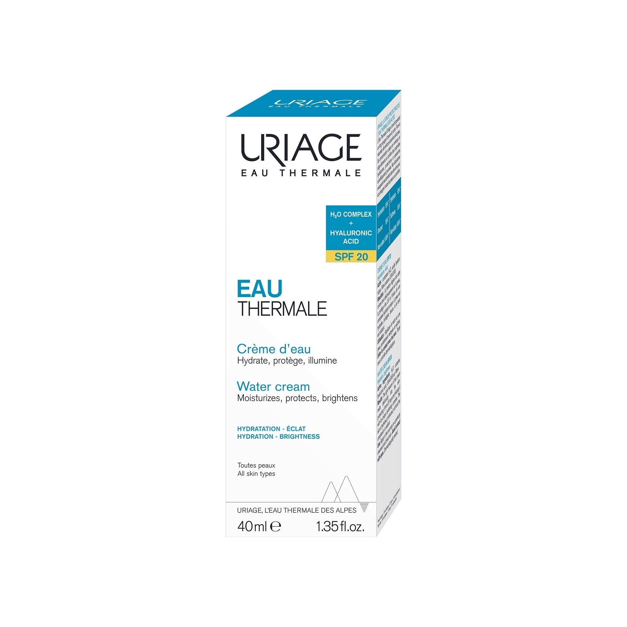 Крем увлажняющий SPF20 Eau Thermale купить в VISAGEHALL