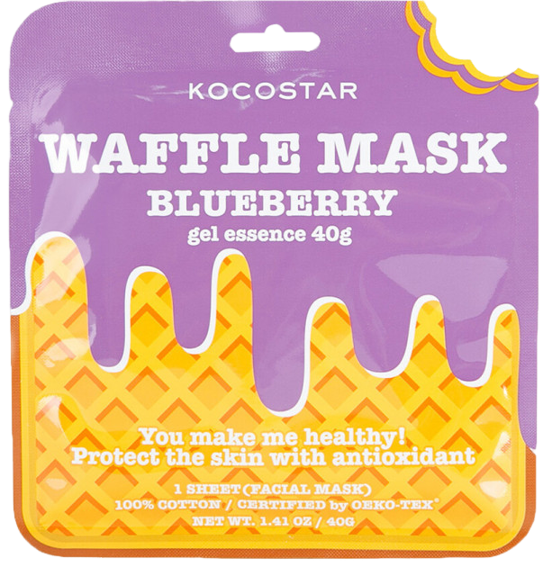 Маска для лица противовоспалительная Waffle Mask Bluebe