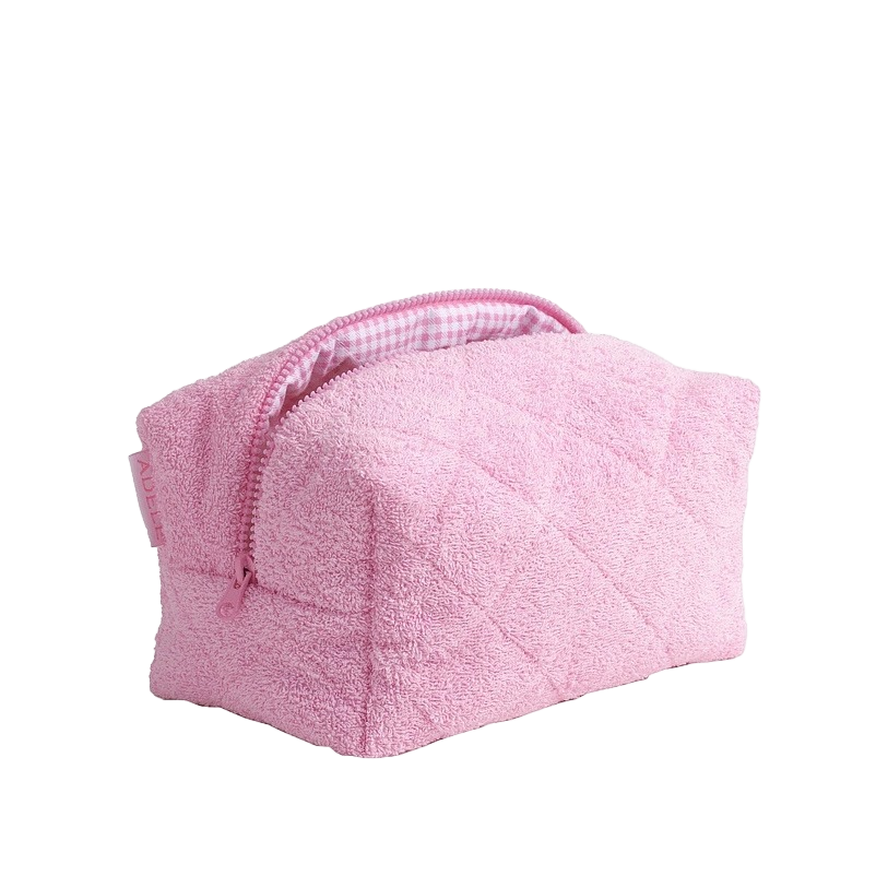 Косметичка махровая Нежно-розовая купить в VISAGEHALL