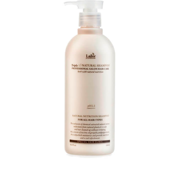 Шампунь для волос с натуральными ингредиентами Triplex Natural Shampoo 530мл