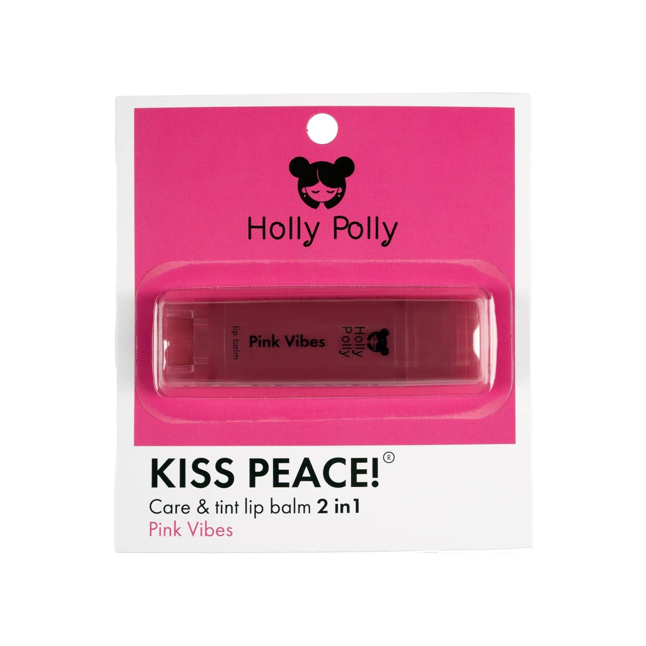 Бальзам для губ оттеночный Kiss Peace! Pink Vibes купить в VISAGEHALL