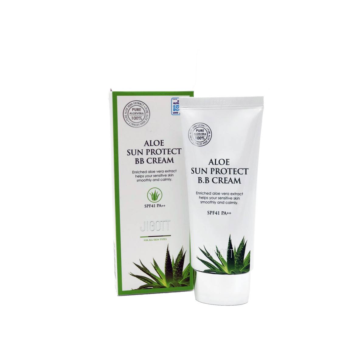 ВВ-крем с экстрактом алоэ Aloe Sun Protect BB Cream Spf41 PA++ магазин VISAGEHALL являющийся официальным дистрибьютором в России