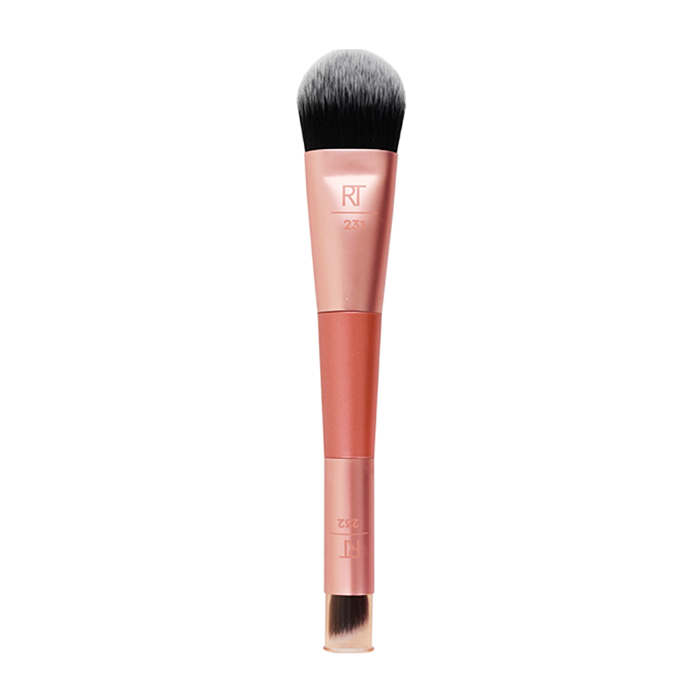 Кисть двусторонняя для тональной основы и консилера Dual Ended Cover + Conceal Brush