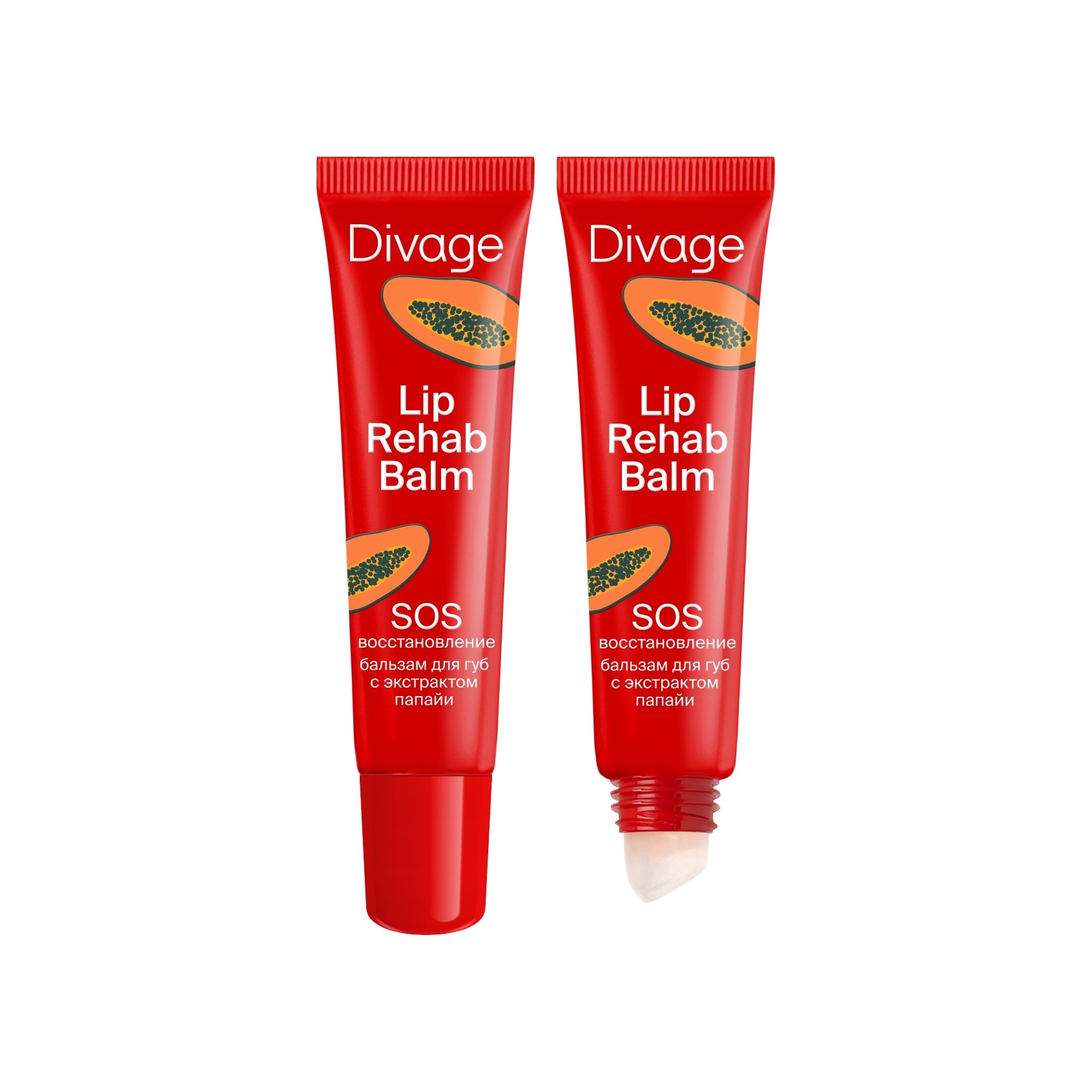 Бальзам для губ с ароматом папайи Lip Rehab магазин VISAGEHALL являющийся официальным дистрибьютором в России