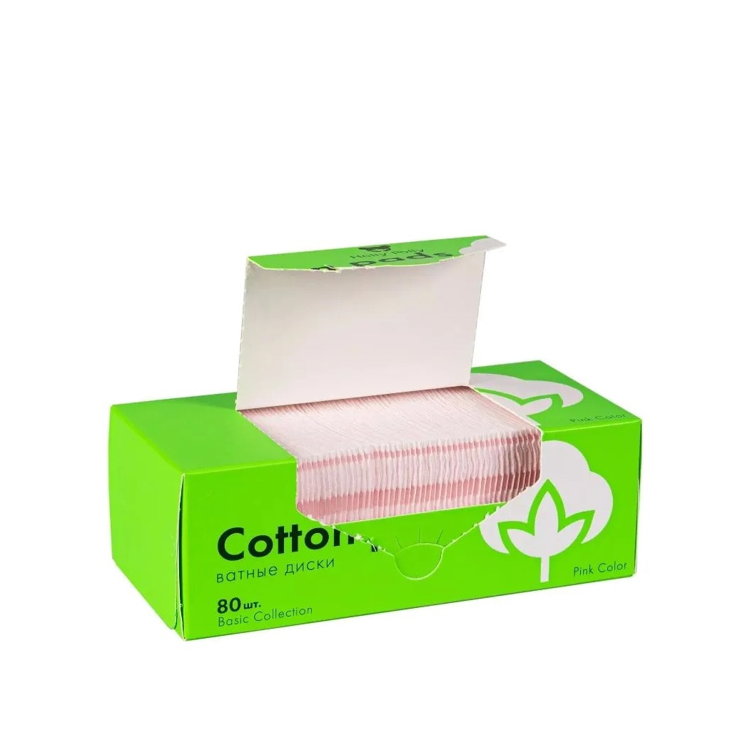 Ватные диски косметические розовые купить в VISAGEHALL