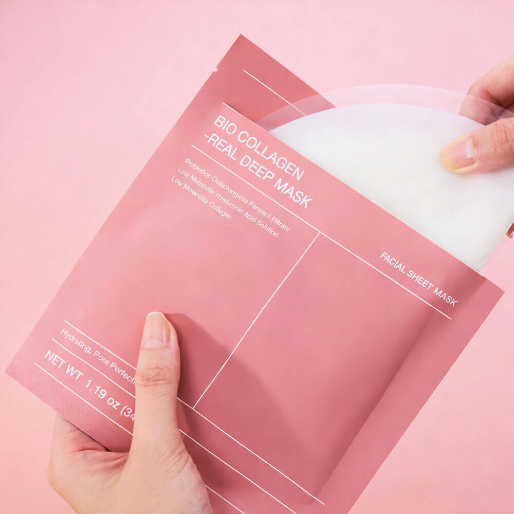 Маска ночная гидрогелевая с коллагеном Bio-Collagen Real Deep Mask 4шт