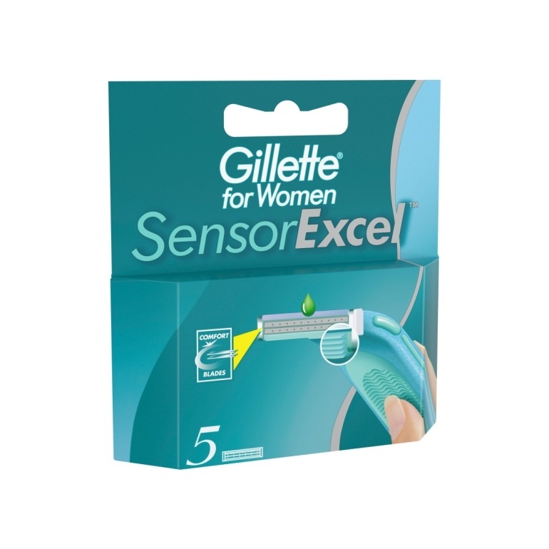 Кассеты сменные для бритья Sensor Excel 